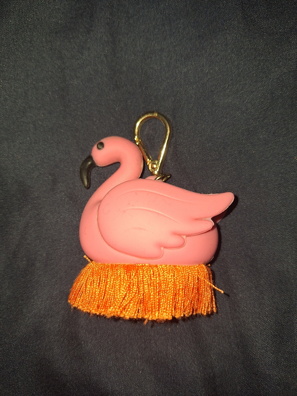 Preloved Bath & Body Works Pink Flamingo Tassel Pocketbac Holder